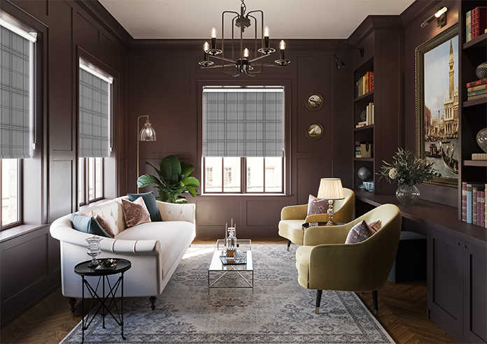 Falkirk, Grey - Twist&Fit Roller Blind - Image 8